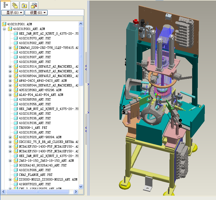 定子装配设备总成
