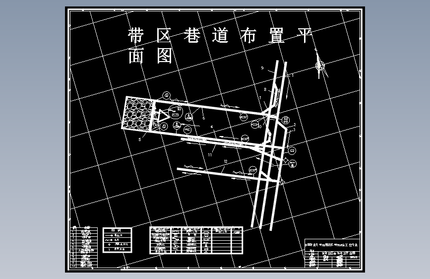 古书院煤矿210万ta新井通风系统设计1076929 主视图
