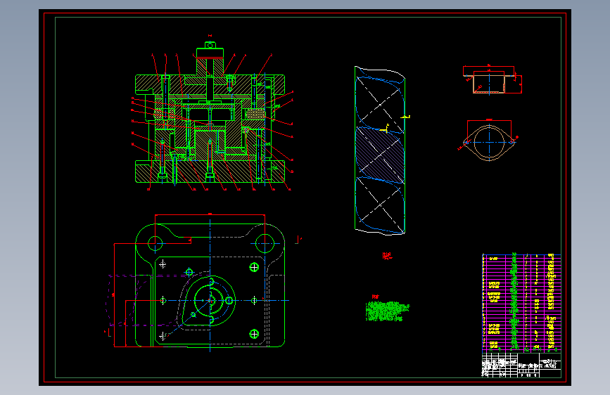 端盖的落料、拉深、冲孔复合模设计-冲压模具【含11张CAD图纸、说明书全套】