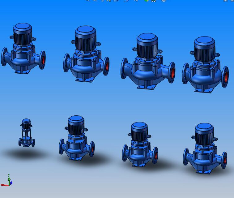 SLS系列单级单吸立式离心泵模型全集 8种规格