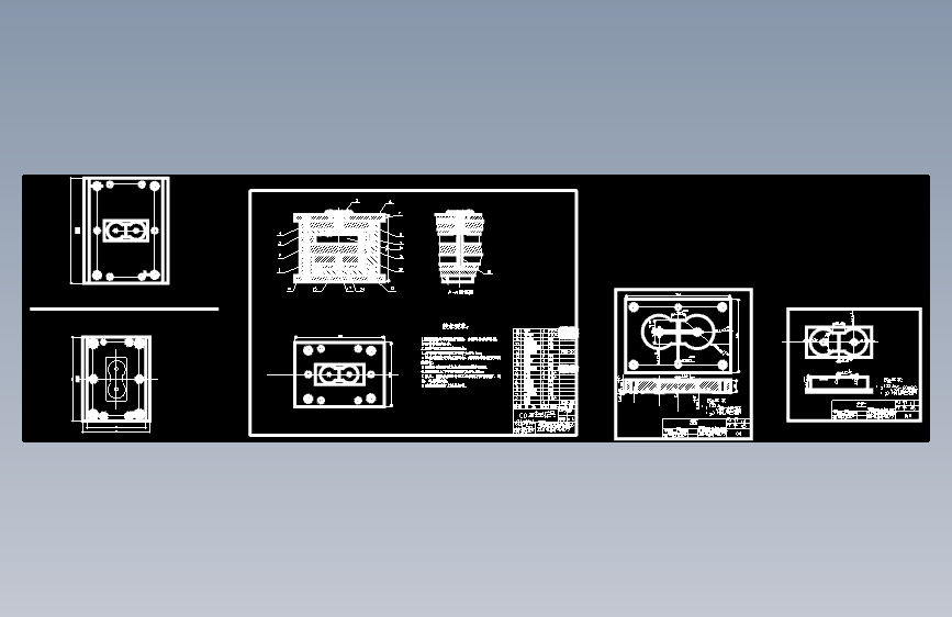 CD盒注塑模具设计CAD+说明书