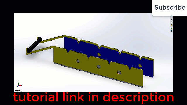solidworks 中的杆运输机构