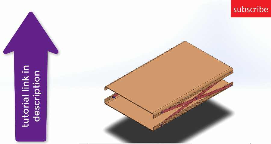 Solidworks 中的剪刀式升降机构