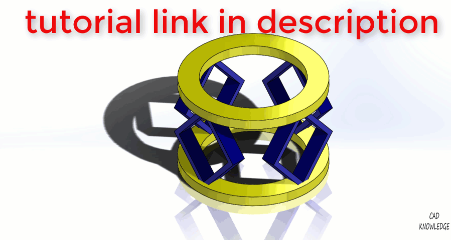 solidworks 中的平台弹簧 3D 设计