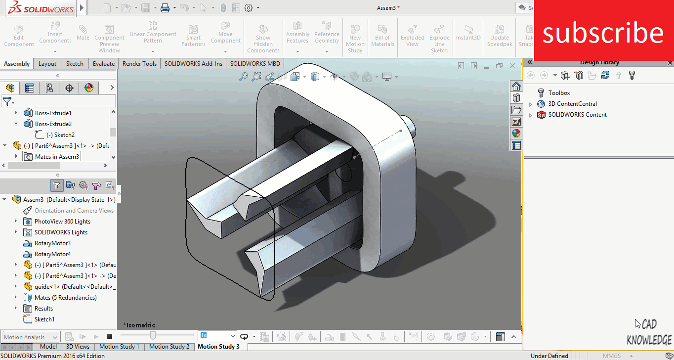 solidworks中的方形钻孔钻头设计