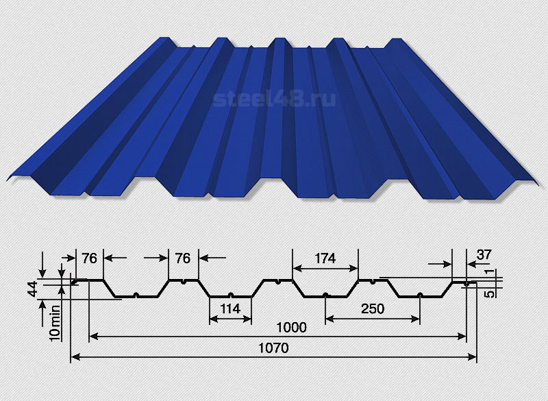 压型钢板屋面彩钢板