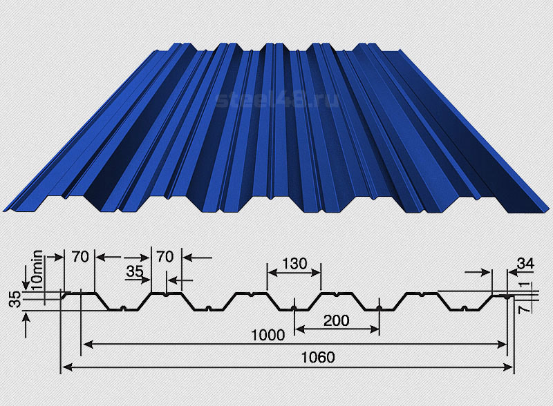 压型钢板屋面彩钢板