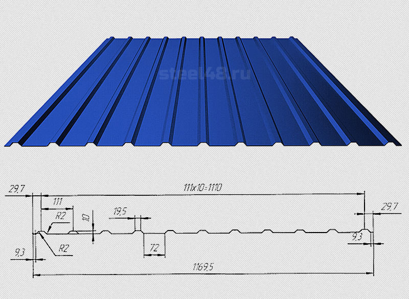 压型钢板屋面彩钢板