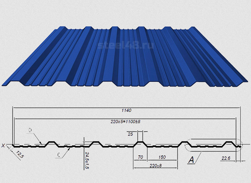 压型钢板屋面彩钢板