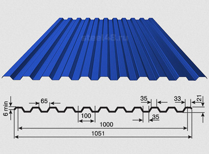 压型钢板屋面彩钢板