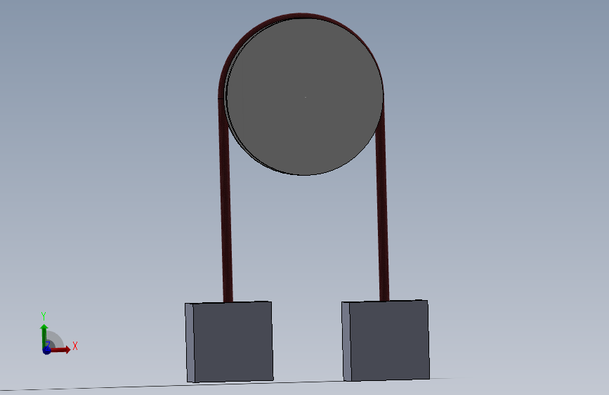 SOLIDWORKS 中的动态滑轮移动动画