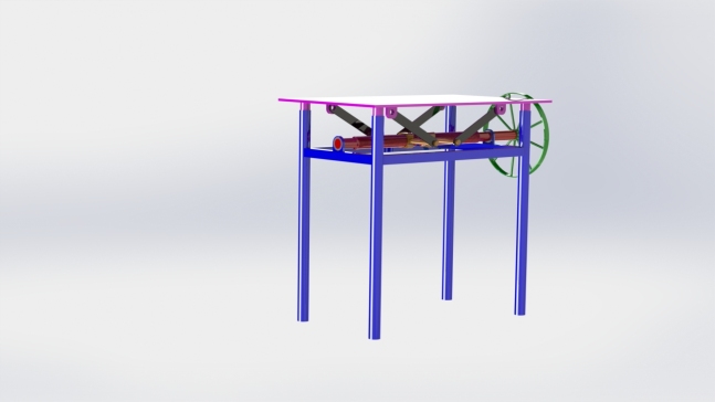 SOLIDWORKS 中的可调螺钉高度表