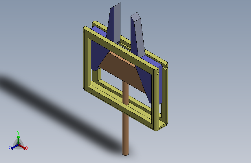 Solidworks工作中的机器人手抓手