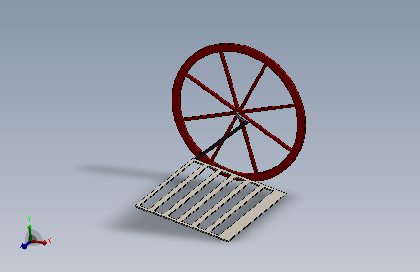 solidworks中的脚踏式缝纫机机构