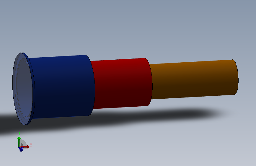 solidworks中的望远镜工作机构