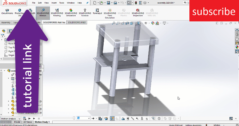 solidworks中的冲压生产机器设计
