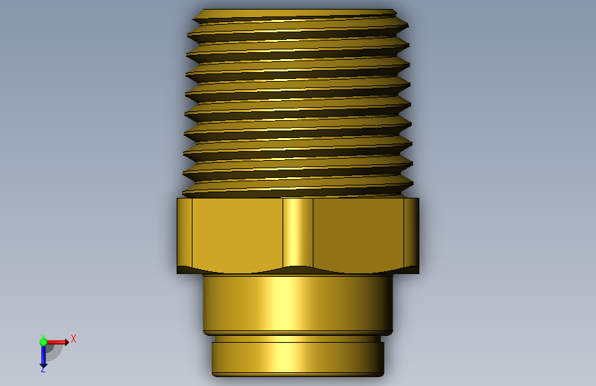 3-8英寸PTC X 1-2英寸MNPT配件转接头