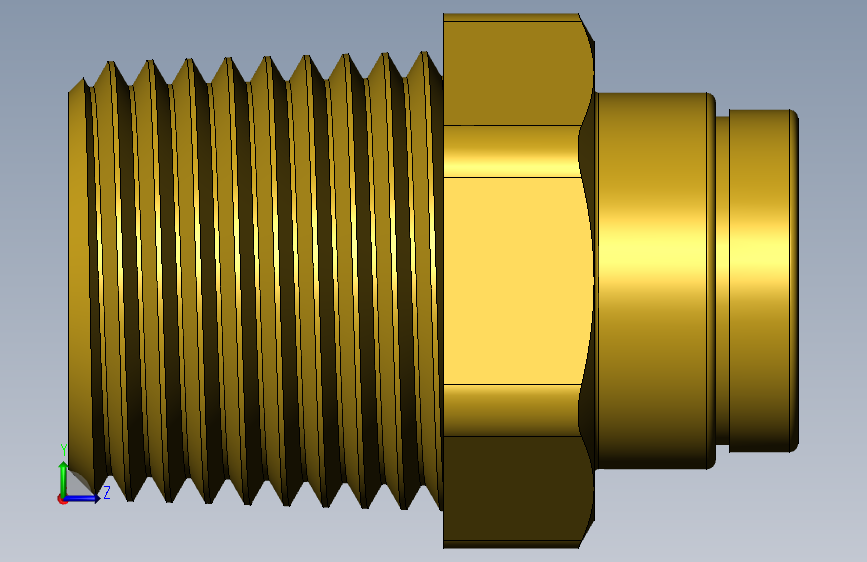 3-8英寸PTC X 1-2英寸MNPT配件转接头