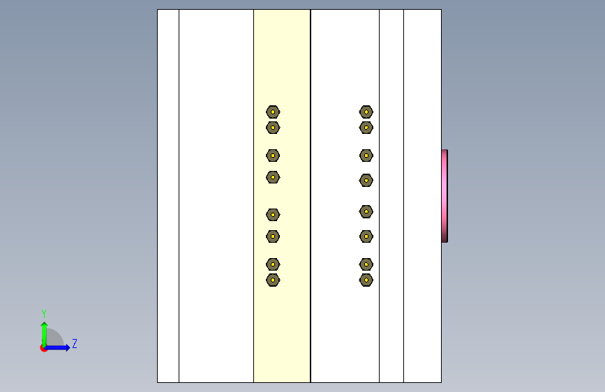 风扇叶片注塑模具设计三维+CAD+说明书 左侧视图