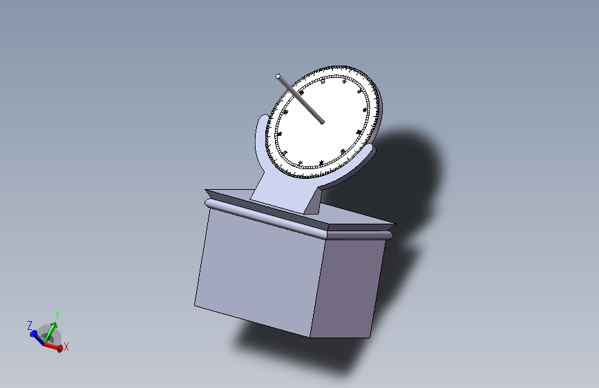 日晷SolidWorks装配图
