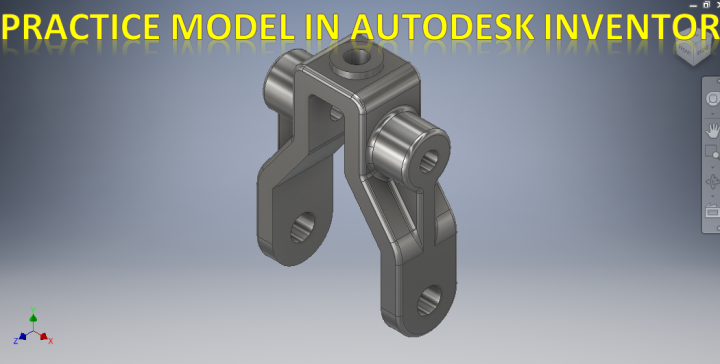 在 Autodesk Inventor 中练习绘图三维模型