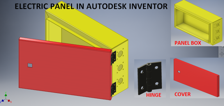 Autodesk Inventor 钣金件中的电子面板