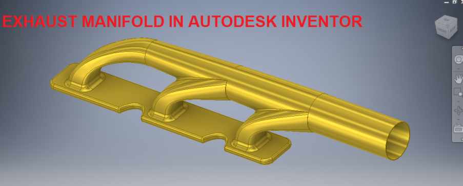 Autodesk Inventor 教程排气歧管