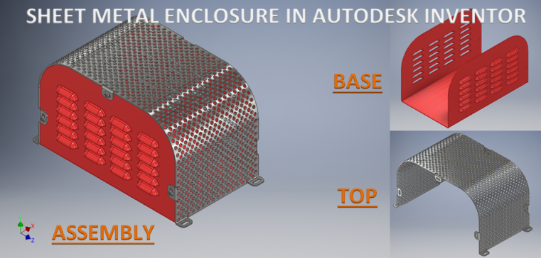 Autodesk Inventor 中的钣金外壳