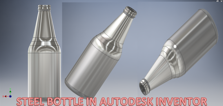 Autodesk Inventor 中的钢瓶