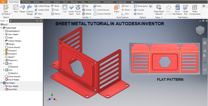 Autodesk Inventor 中的钣金基础