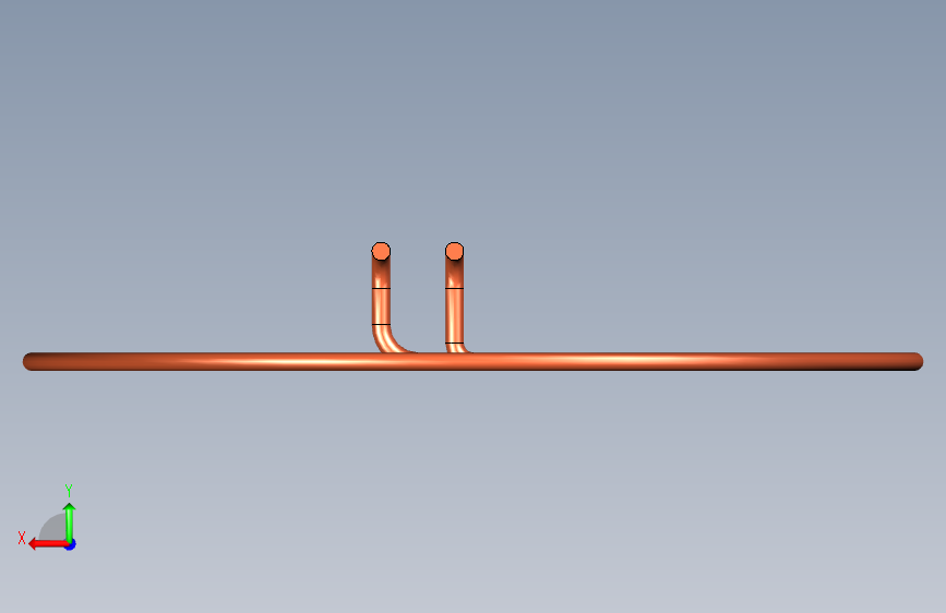 Autodesk Inventor 中的螺旋线圈 背面视图