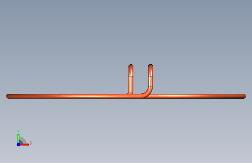 Autodesk Inventor 中的螺旋线圈 正面视图