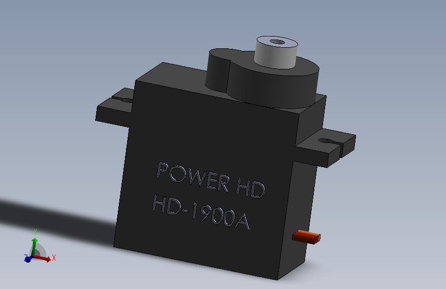 PowerHD HD-1900A微型伺服