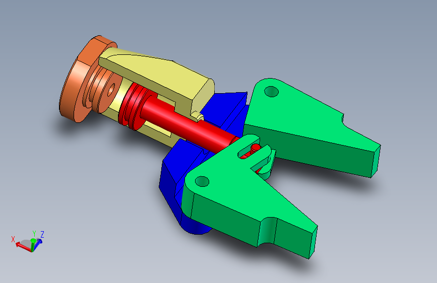 一种机器人气动手爪