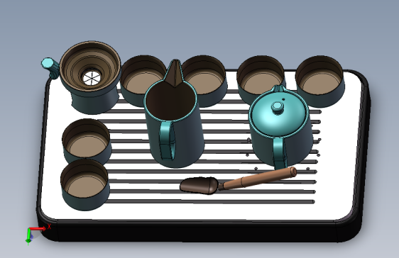 功夫茶具粗陶套装