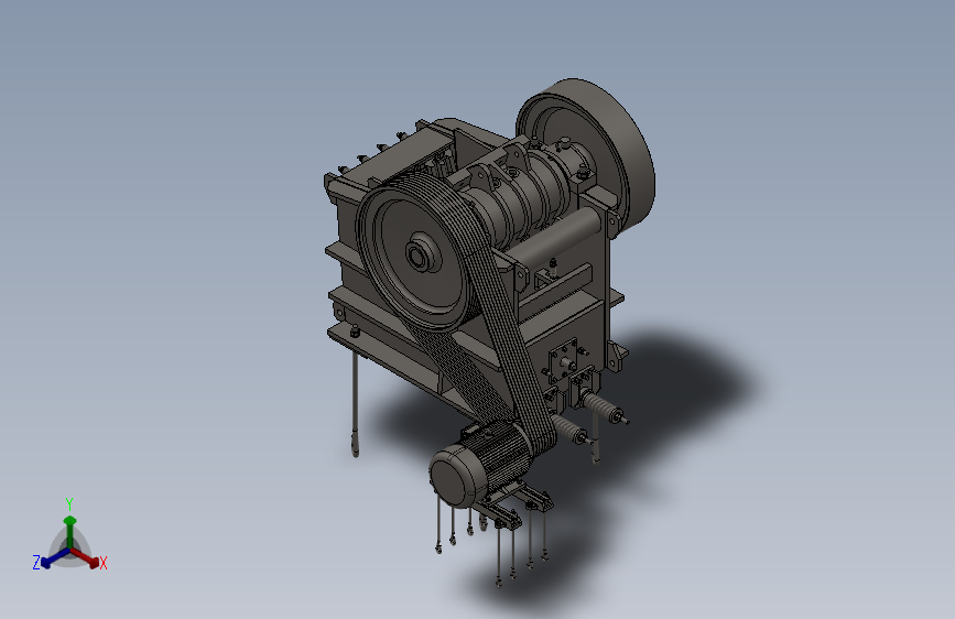 PE750鄂破_SOLIDWORKS 2016_模型图纸下载 – 懒石网
