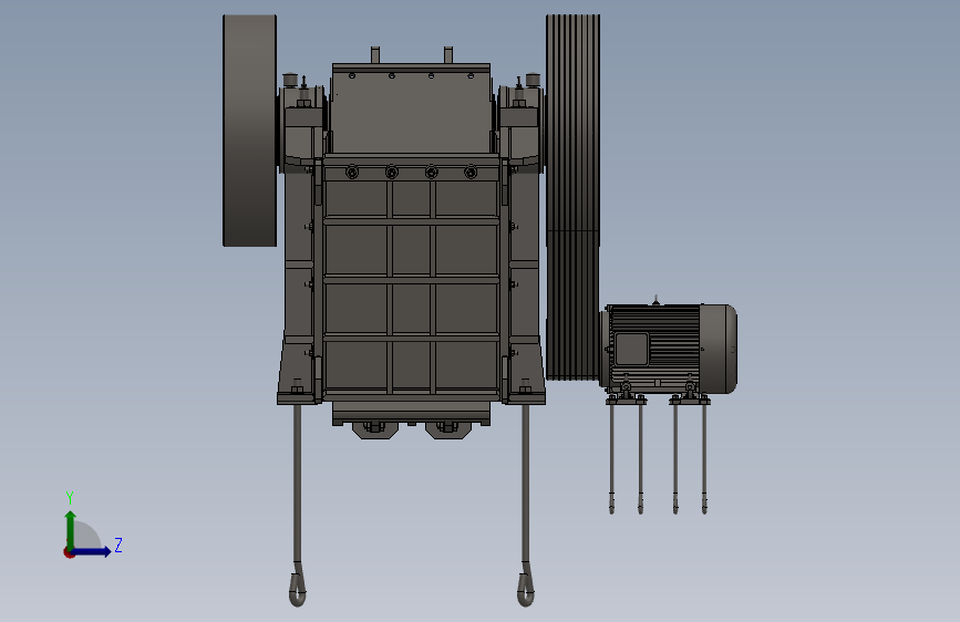 PE750鄂破_SOLIDWORKS 2016_模型图纸下载 – 懒石网