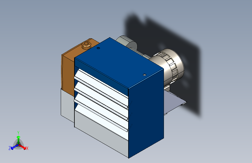 3000W防爆加热器-强制风扇加热器- C1D1，C2D1 - 240V 1PH - 580 CFM