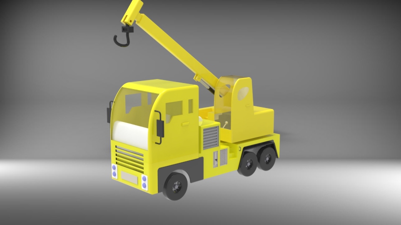 道路工程车吊车