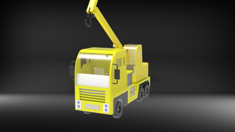 道路工程车吊车