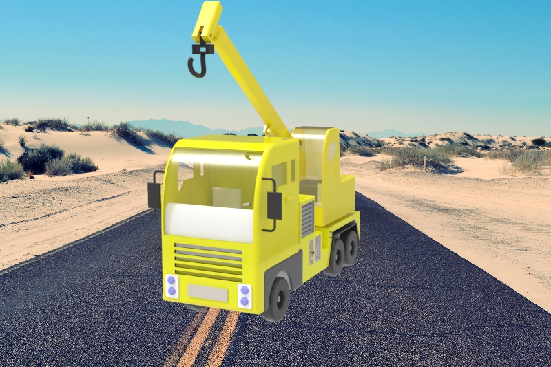 道路工程车吊车