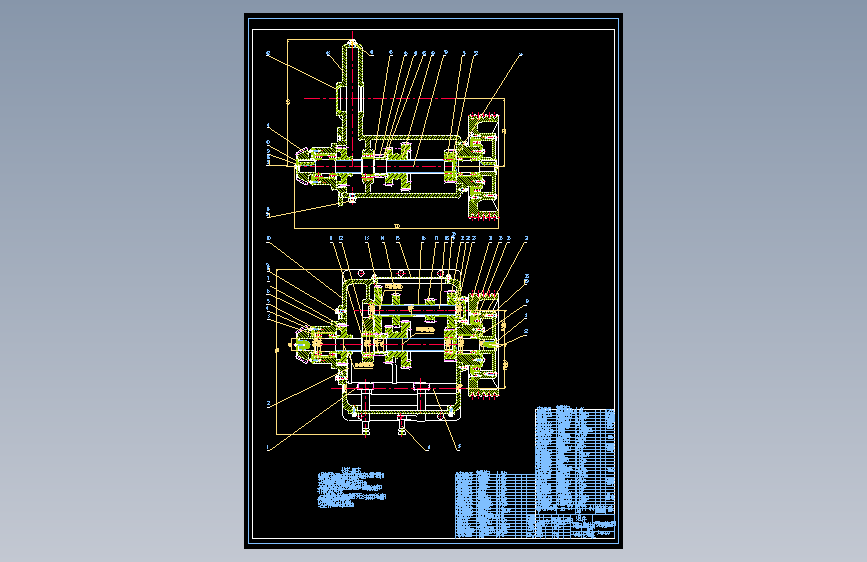 S0036-200米液压钻机变速箱的设计(cad+说明书)