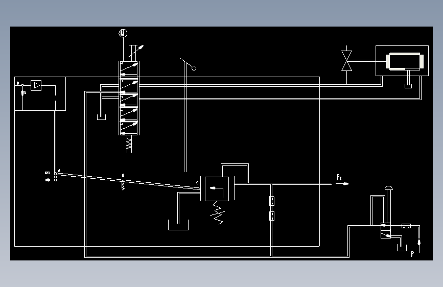 S0186-NS型凝汽式汽轮机调节系统的设计(cad+说明书) 主视图
