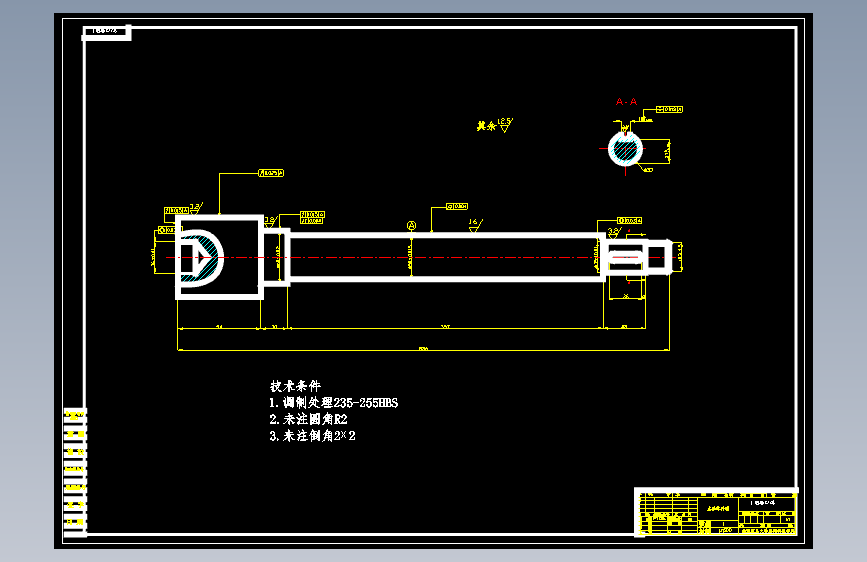 S0187-P65F上箱体缸体粗镗孔专机主轴箱设计(cad+说明书) 主视图