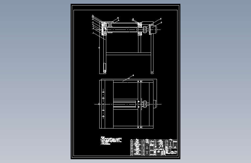 S0308-丝网印花机系统设计(cad+说明书)