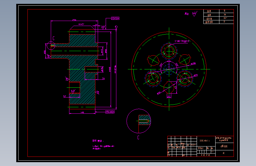 S0671-大直径桩基础工程成孔钻具(cad+说明书)