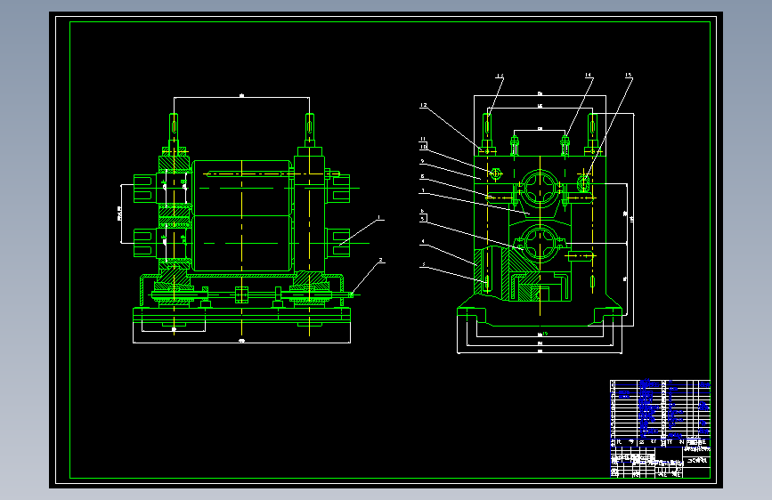 S0706-小型轧钢机设计(cad+说明书)