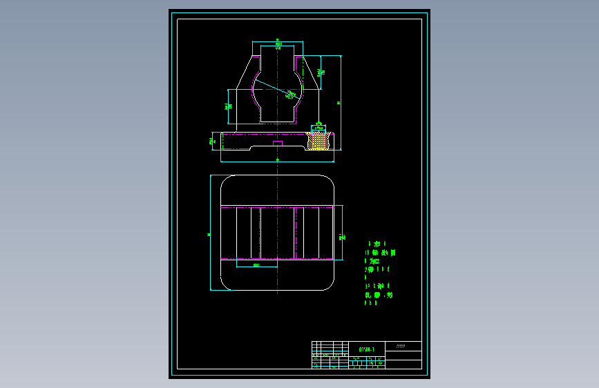 S0766-工艺夹具-XS5032A螺母座加工工艺及其4-M8深20钻孔夹具设计