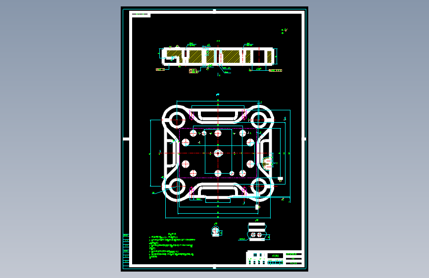 S0857-弯曲、翻孔级进模设计(cad+说明书)