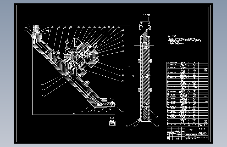 S0988-数控车削中心主轴箱及自驱动刀架的设计(cad+说明书) 主视图
